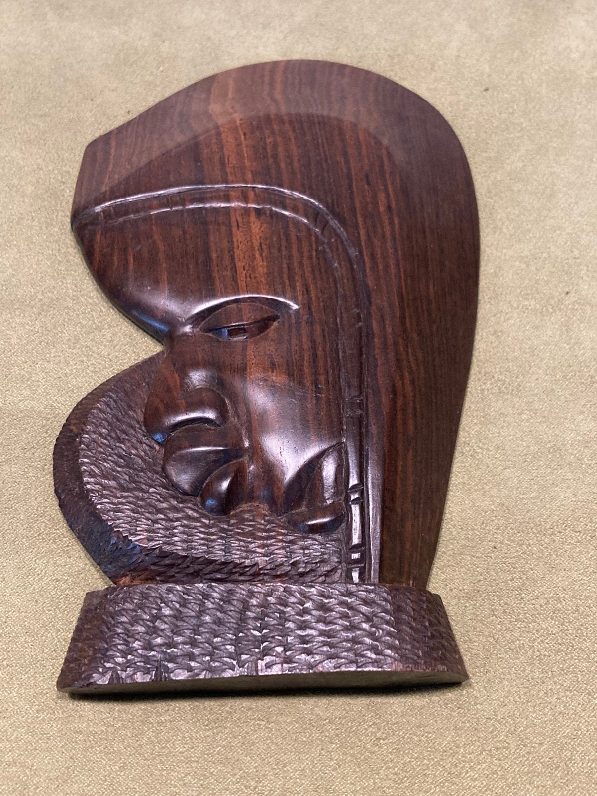 Afrikaans houtsnijwerk vrouw (060725s), Ophalen of Verzenden