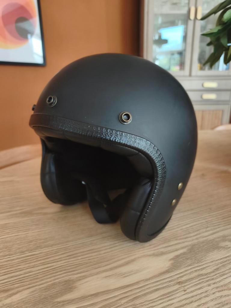 Roeg Jettson motorhelm - Maat L - Mat Zwart, Overige merken, M, Heren, Jethelm