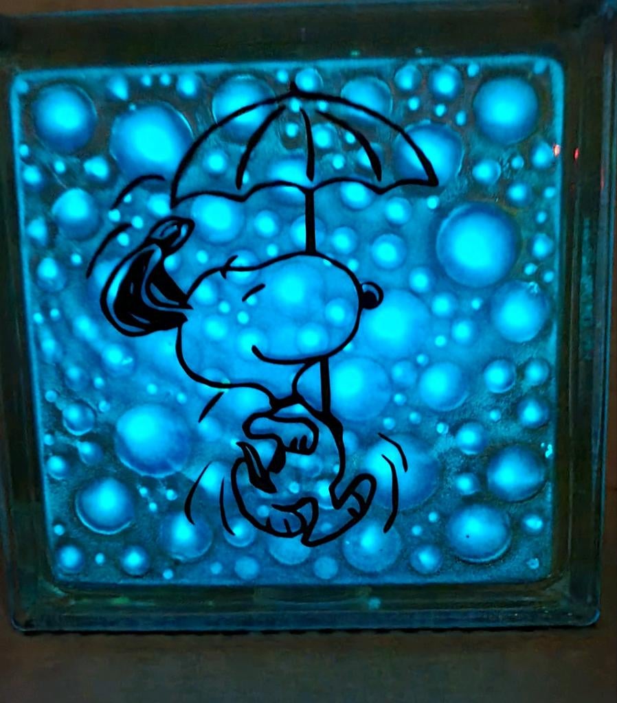 Snoopy Glow in the dark lamp, Ophalen of Verzenden, Nieuw, Lamp
