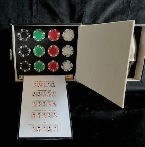 Draagbare koffer cocktail set / poker set en Bacardi stirrer, Drie of vier spelers, Ophalen of Verzenden, Nieuw