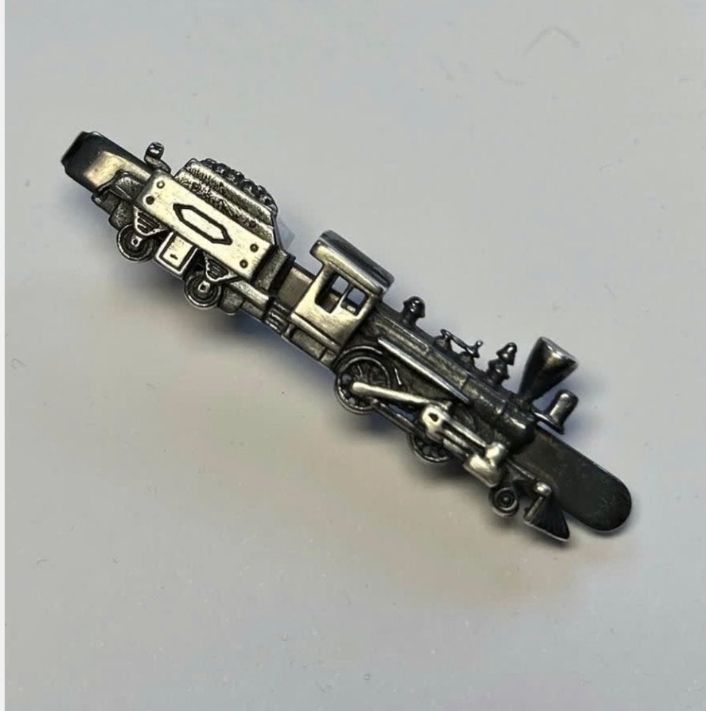 Vintage dasspeld “oude Locomotief” 6 cm, Antiek en Kunst, Ophalen of Verzenden