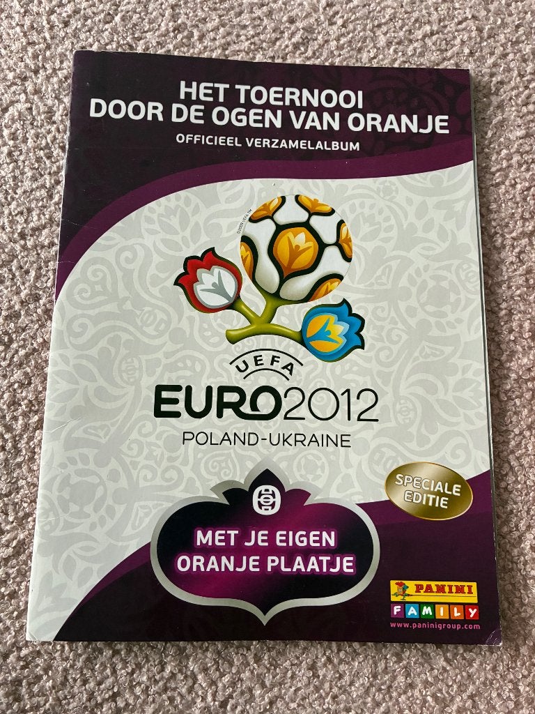 Panini album Euro 2012, Ophalen of Verzenden, Zo goed als nieuw, Buitenlandse clubs, Poster, Plaatje of Sticker