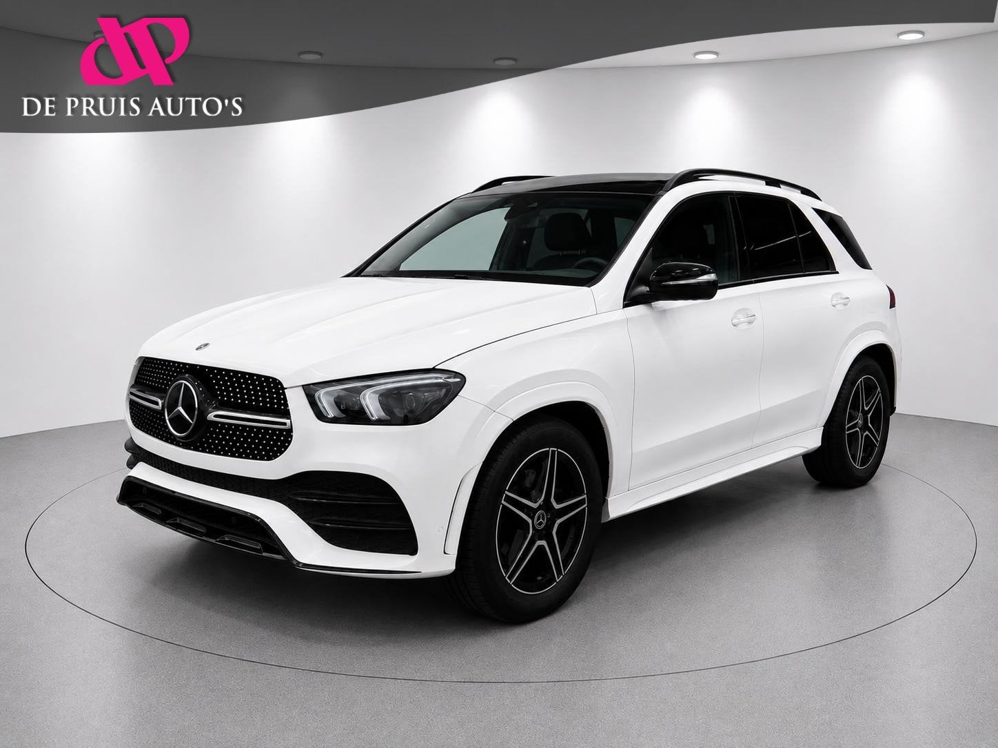 Mercedes-Benz GLE-klasse 400 D AMG Grijs Kenteken luchtverin, Auto's, Mercedes-Benz, Stof, 2925 cc, Met garantie (alle), GLE