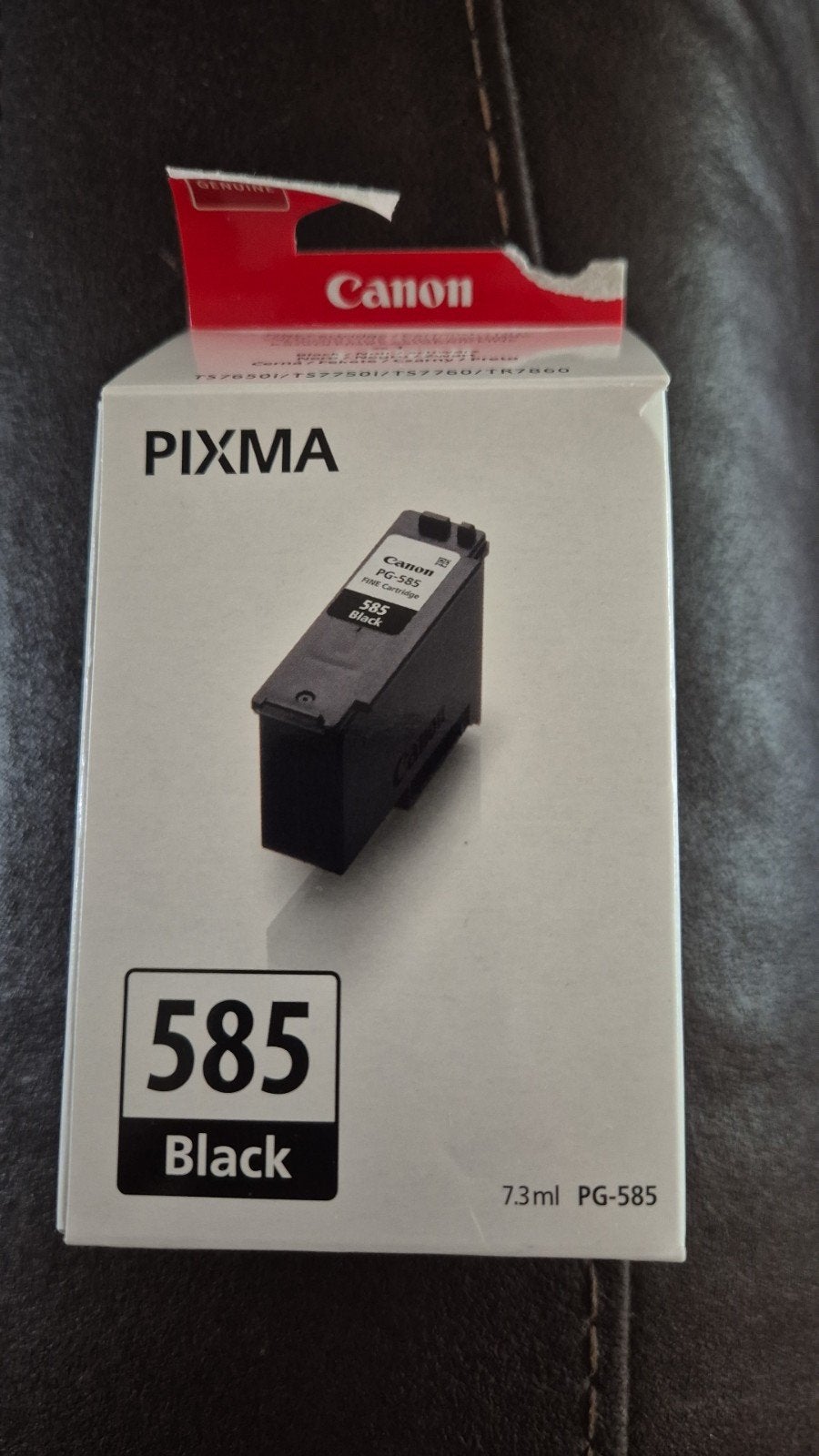 Canon PG-585 Zwarte Inktcartridge - Nieuw in doos, Ophalen of Verzenden, Nieuw, Cartridge, Canon Pixma