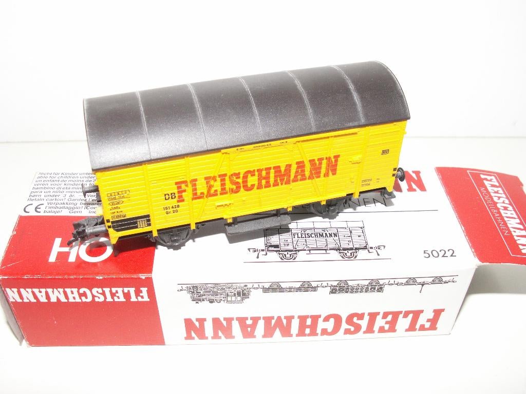 Fleischmann 5022 goederwagon nieuw in ovp, Hobby en Vrije tijd, Modeltreinen | H0, Gelijkstroom, Fleischmann, Wagon, Ophalen of Verzenden