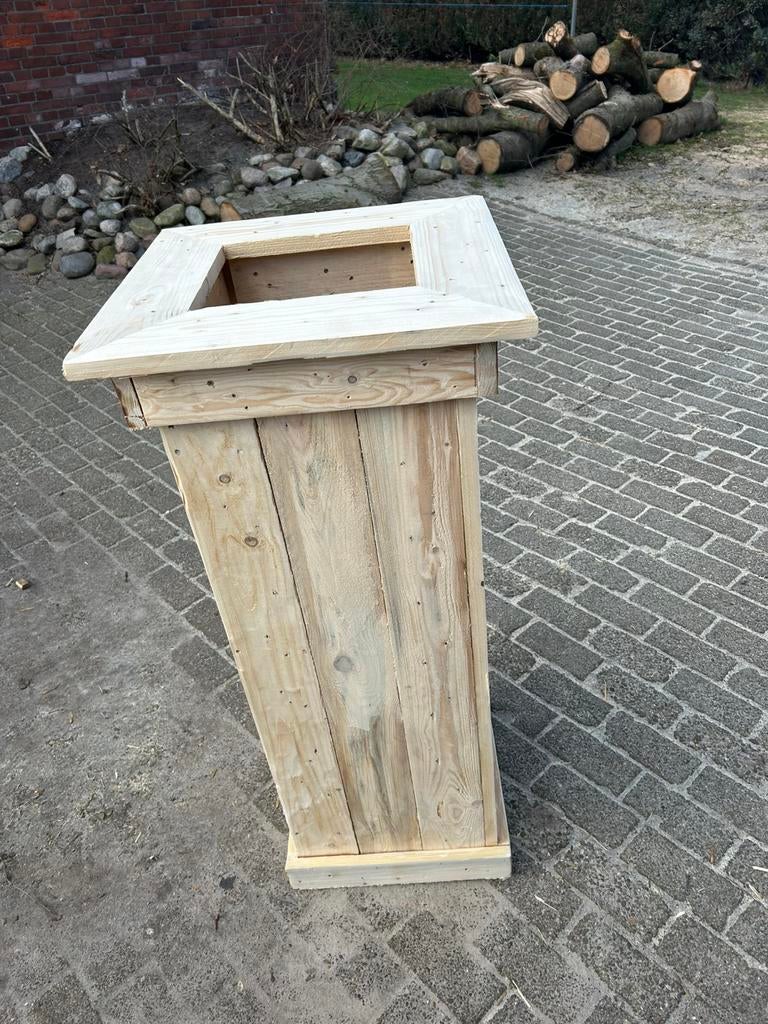 Prachtige bloembak pilaar,mag weg voor 40€, Ophalen, Vierkant, Nieuw, 60 cm of meer