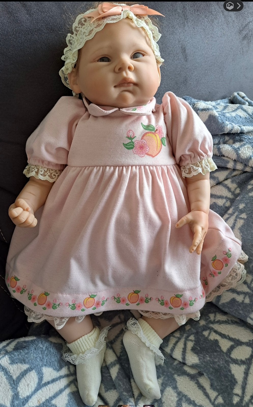 Te koop een levensechte pop, Ophalen, Zo goed als nieuw, Pop, Levensecht of Reborn