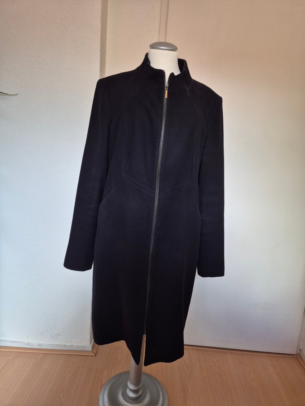 Zwarte wollen winterjas van Steps maat 42, Kleding | Dames, Zwart, Maat 42/44 (L), Ophalen of Verzenden, Steps