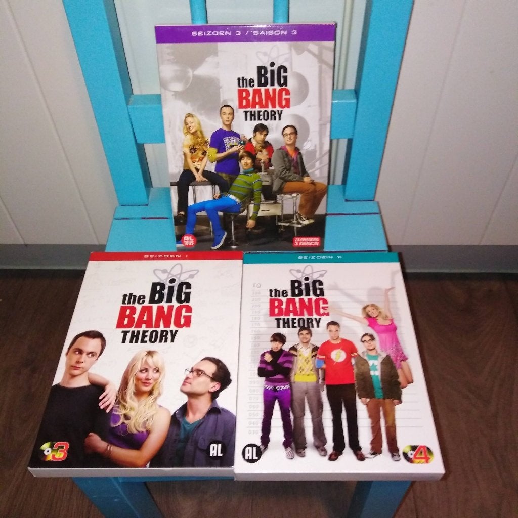 The Big Bang Theory seizoen 1, 2, 3, Cd's en Dvd's, Dvd's | Tv en Series, Ophalen, Gebruikt, Alle leeftijden, Seizoen 1