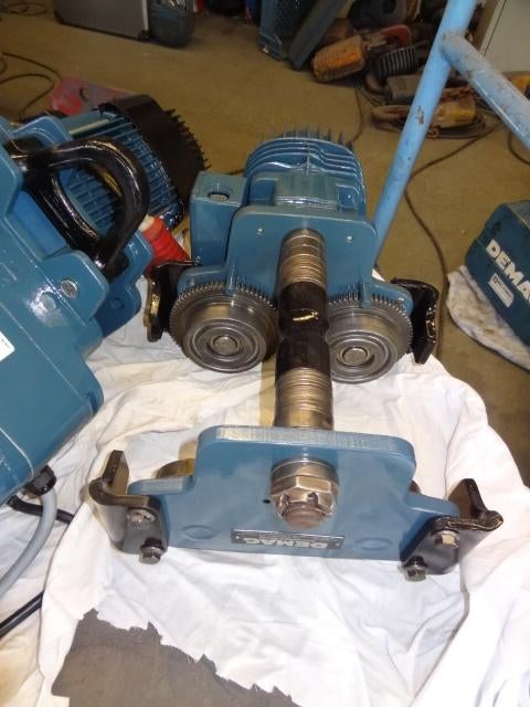 Mooie DEMAG halkraan  kraannr. 65, Ophalen, Zo goed als nieuw, Elektrisch