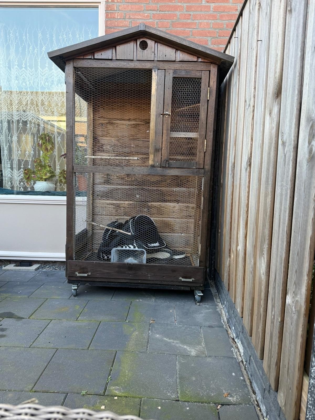 houten kooi, Ophalen, Minder dan 250 cm, Schuur
