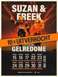2 platina zitplaatsen Suzan en Freek 29-05-2026 Gelredome, Twee personen, Mei, Overige typen