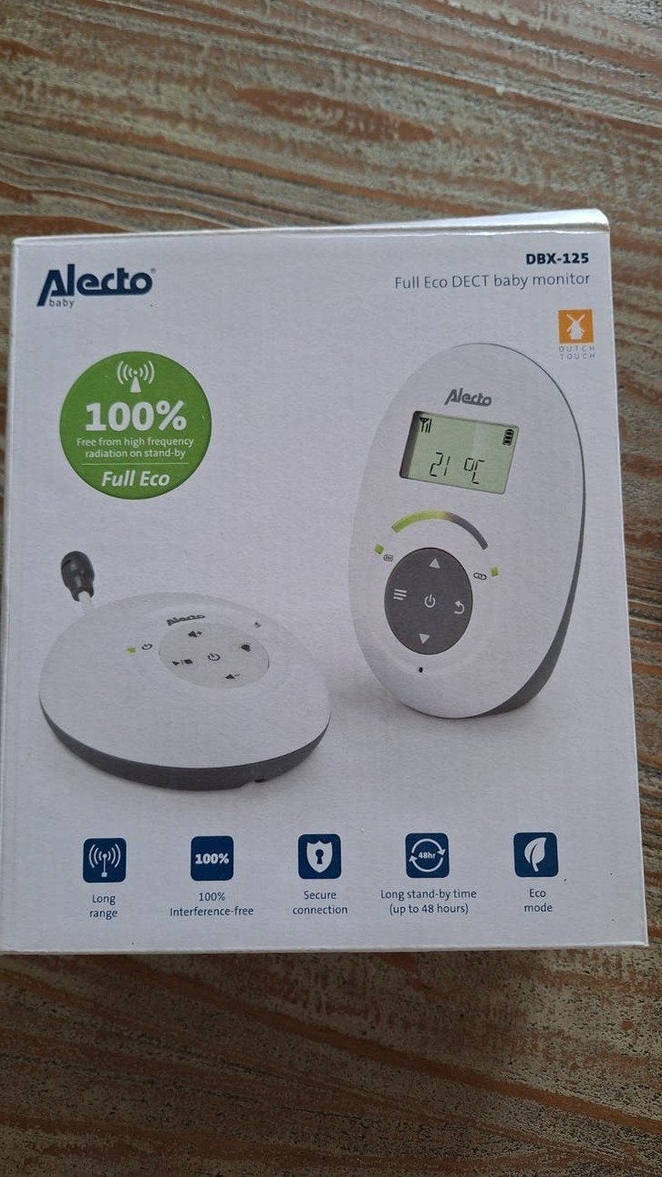 Alecto Babyfoon DBX-125: Terugspreek functie en Storingsvrij, Kinderen en Baby's, Babyfoons, Ophalen of Verzenden, Zo goed als nieuw