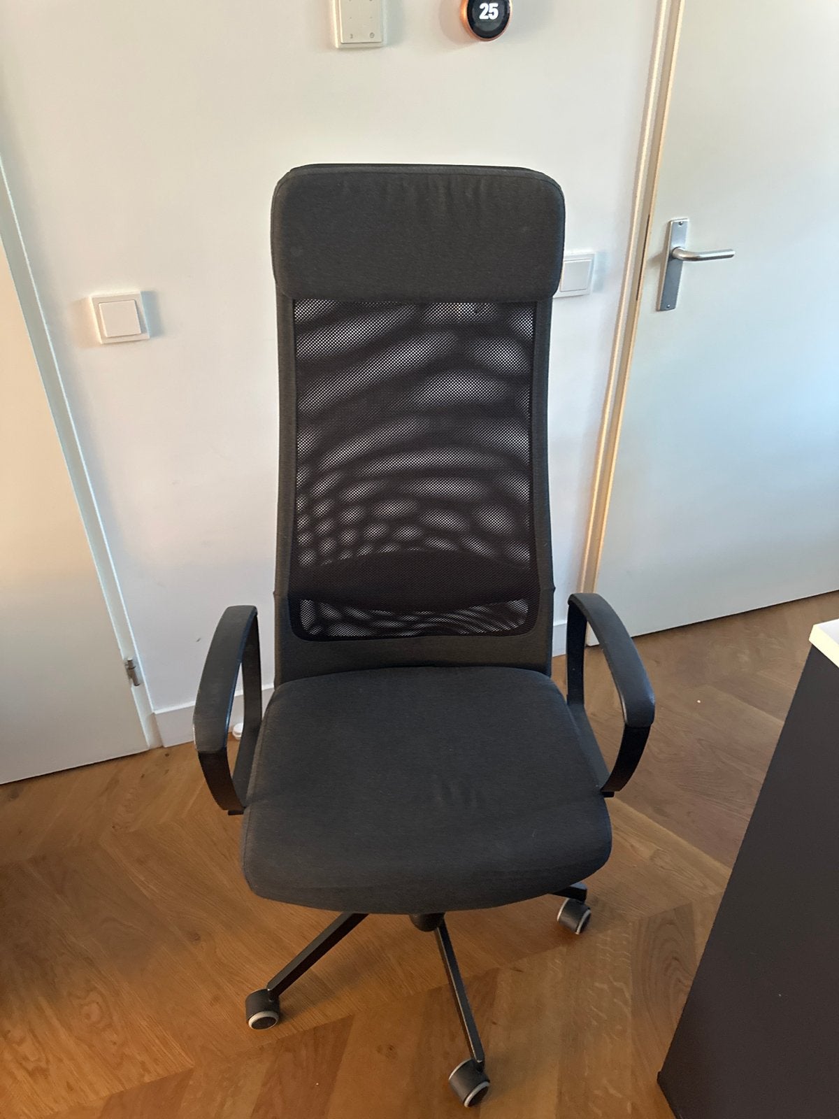 Ikea Markus bureaustoel - Comfortabel en degelijk, Ophalen, Gebruikt, Zwart, Bureaustoel