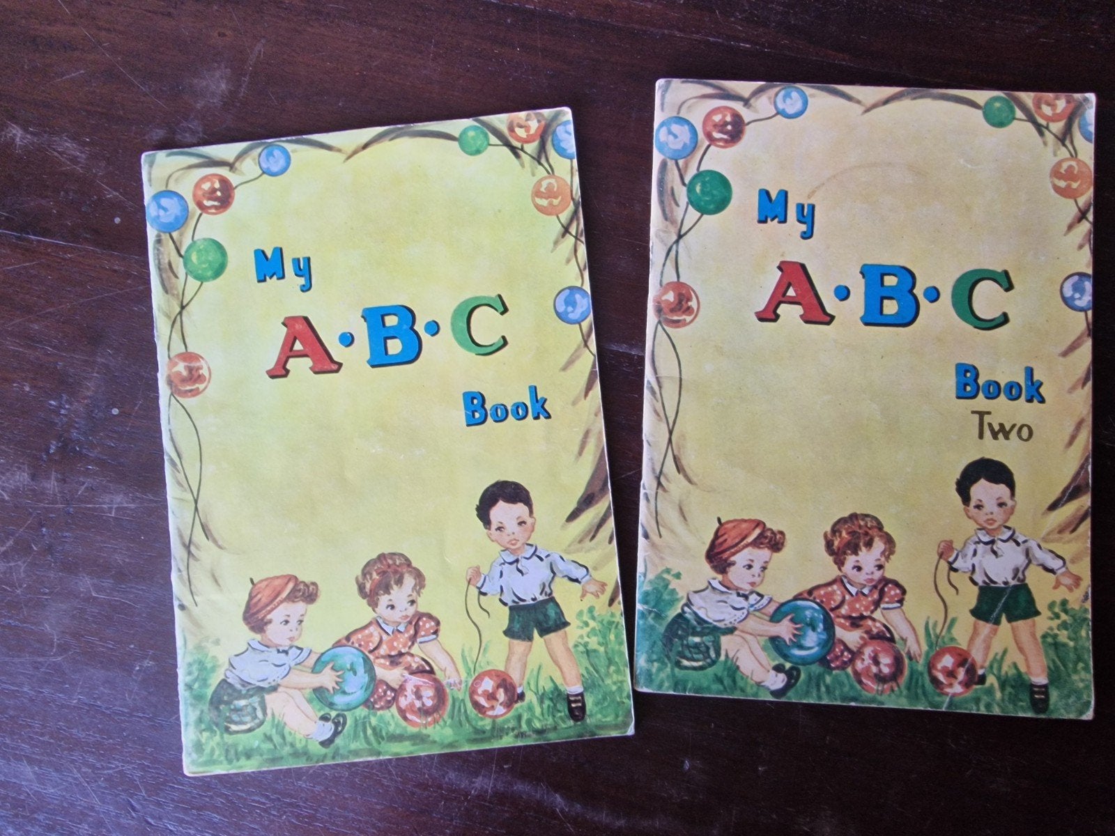 Vintage 'My A.B.C. Book' - Engelse leerboeken, Ophalen of Verzenden, Gelezen, Philippe Sayegh, 3 tot 4 jaar