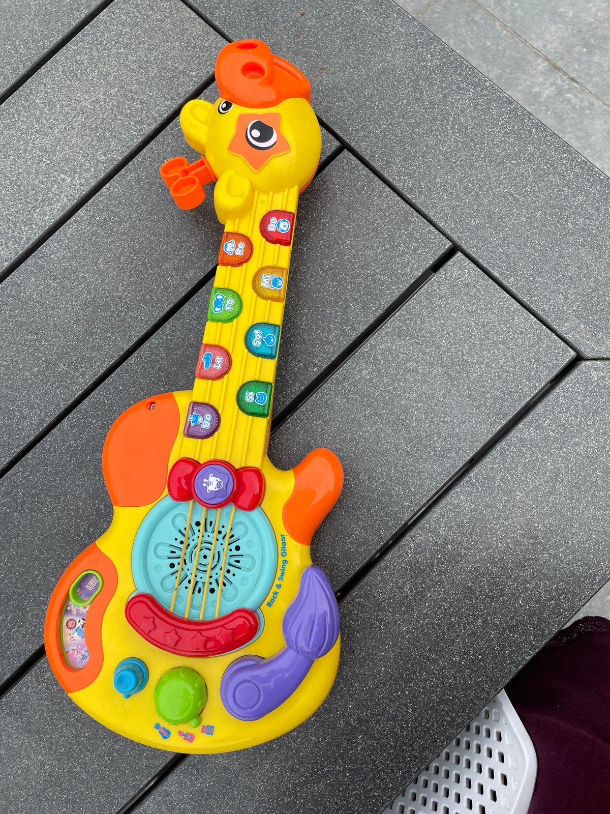 VTech Baby Rock & Swing Gitaar en Fisher-Price Monster, Ophalen of Verzenden, Gebruikt, Overige typen, Met licht