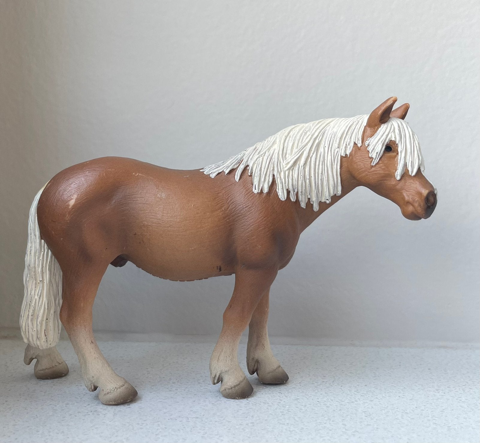 Schleich haflinger, Verzenden, Zo goed als nieuw, Paard, Beeldje of Figuurtje