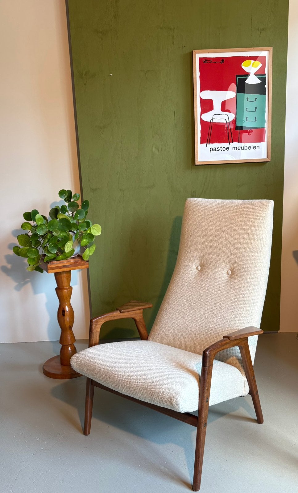Pastoe FT08 Ruster fauteuil nieuw gestoffeerd, Huis en Inrichting, Fauteuils, Ophalen, Culemborg, Pastoe, 75 tot 100 cm