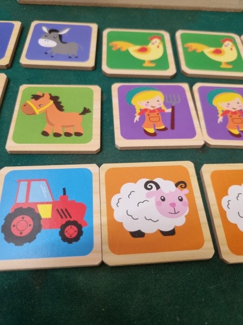 memory hout spel in box, Hobby en Vrije tijd, Gezelschapsspellen | Overige, Ophalen of Verzenden, 'T Olde Gre-j, Info@toldegrej.nl