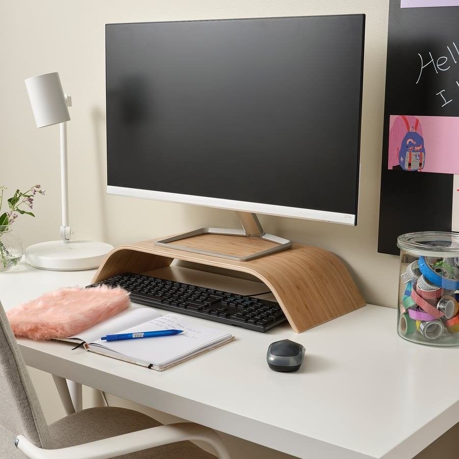 IKEA SIGFINN beeldschermverhogers – set van 2 – €15, Ophalen, Zo goed als nieuw, IKEA