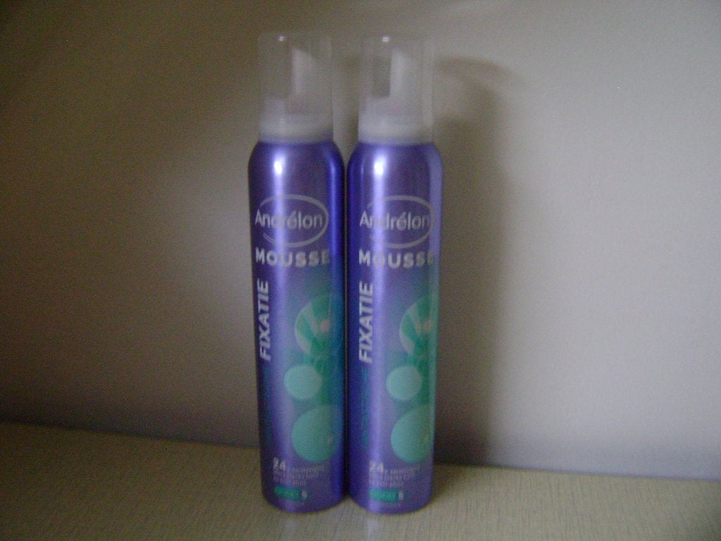 2 bus andrelon fixatie mousse, Ophalen, Nieuw, Gel, Wax, Haarlak of Mousse