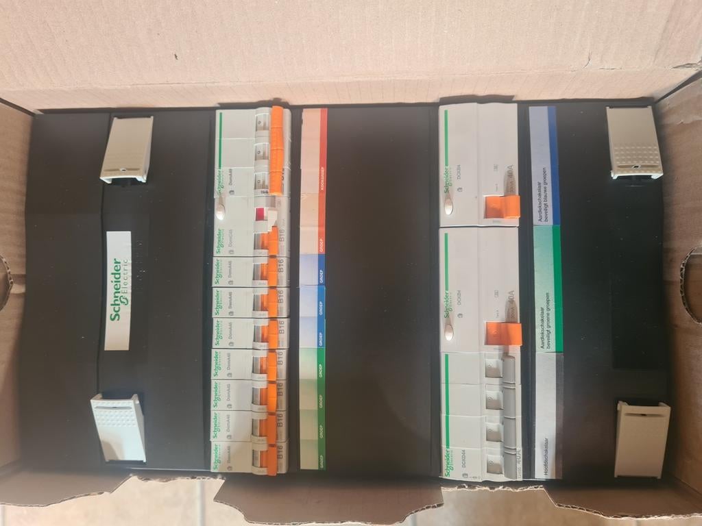 Schneider groepenkasten 1/3 fase (meerdere opties), Ophalen, Zo goed als nieuw