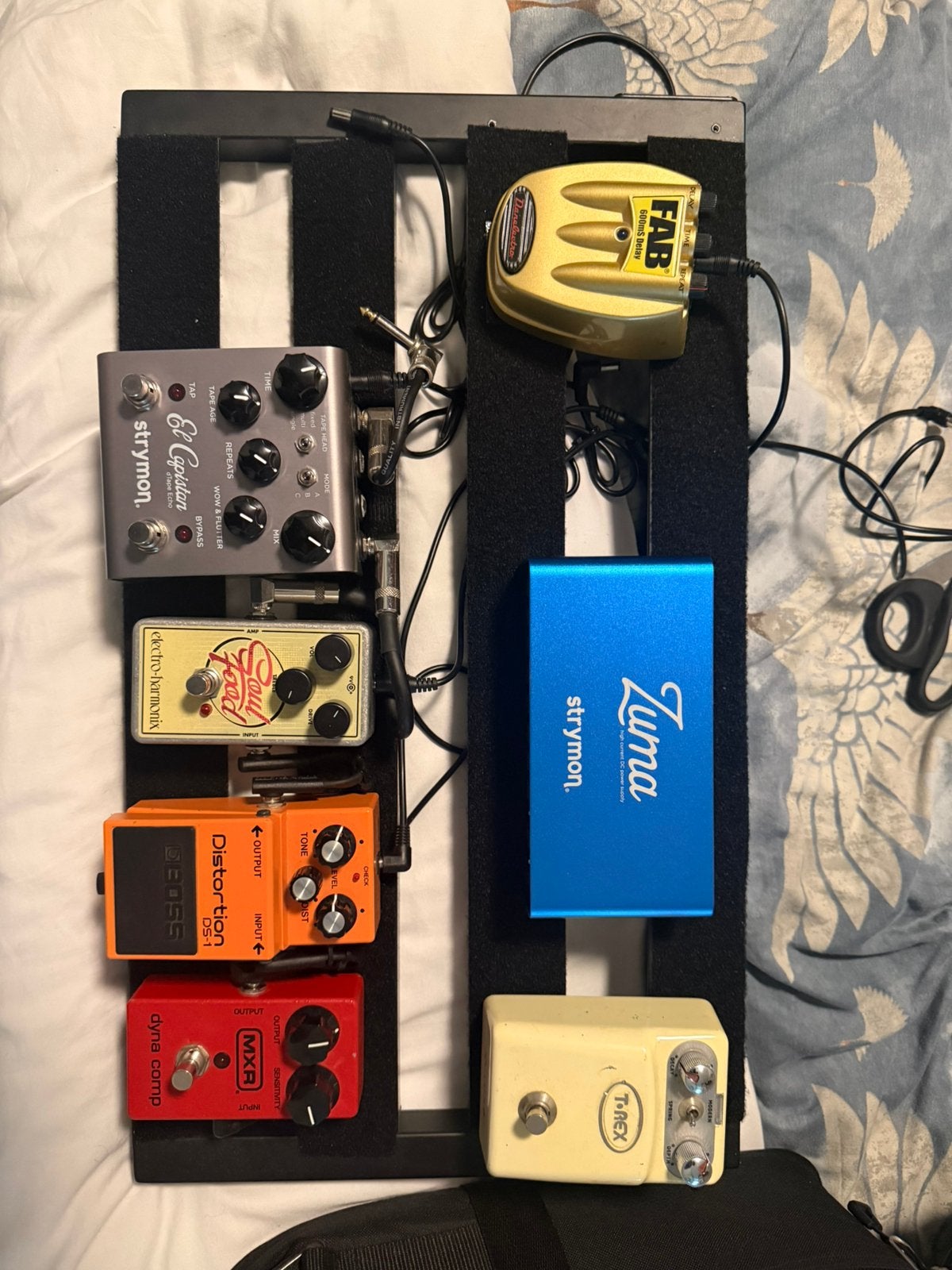 Complete pedalboard met Strymon El Capistan, Zuma, Ehx, boss, Ophalen of Verzenden, Zo goed als nieuw, Reverb