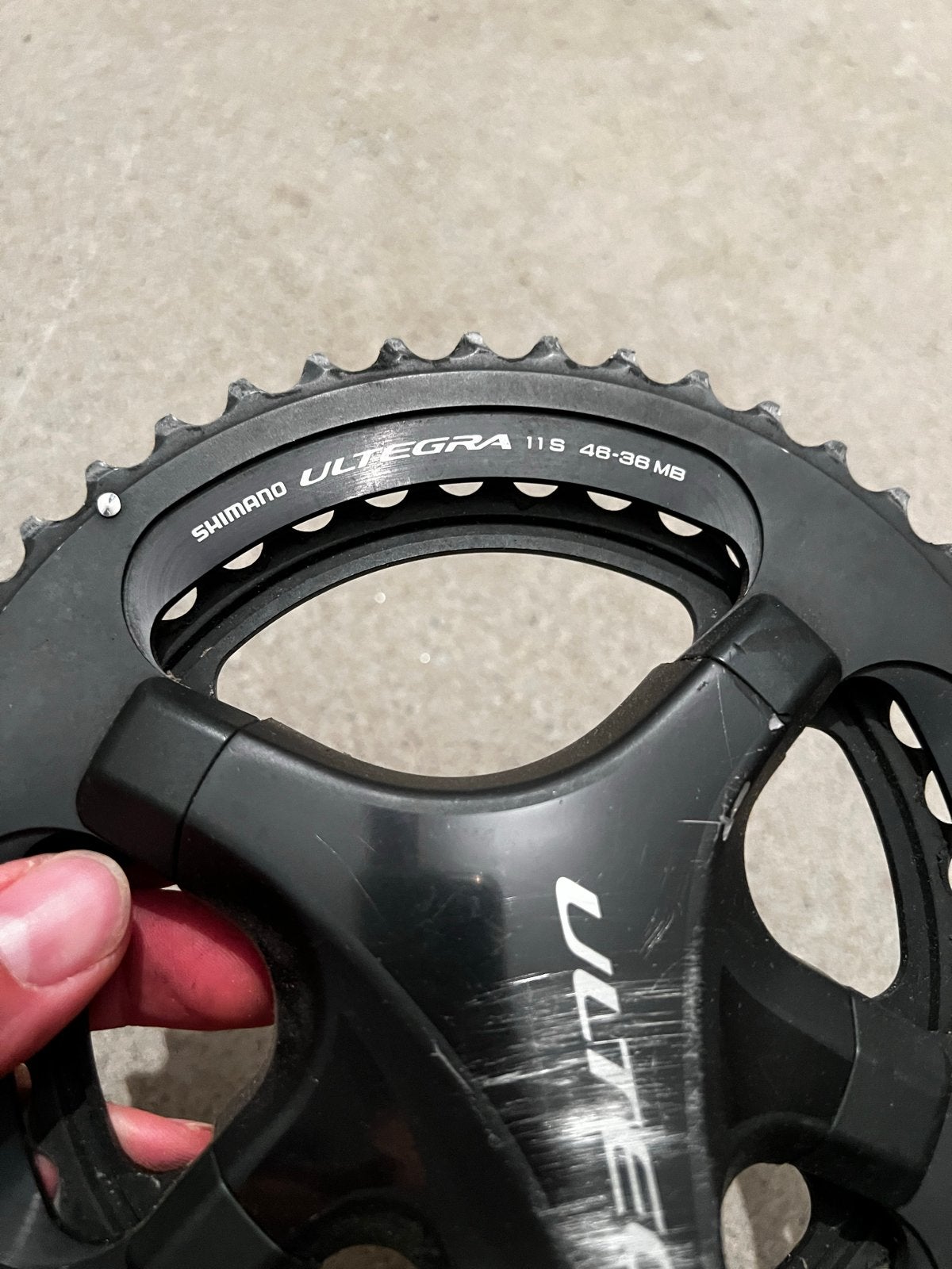 Shimano Ultegra 11 Speed Crankstel 46-36, Fietsen en Brommers, Fietsonderdelen, Crankstel of Pedalen, Gebruikt, Ophalen of Verzenden