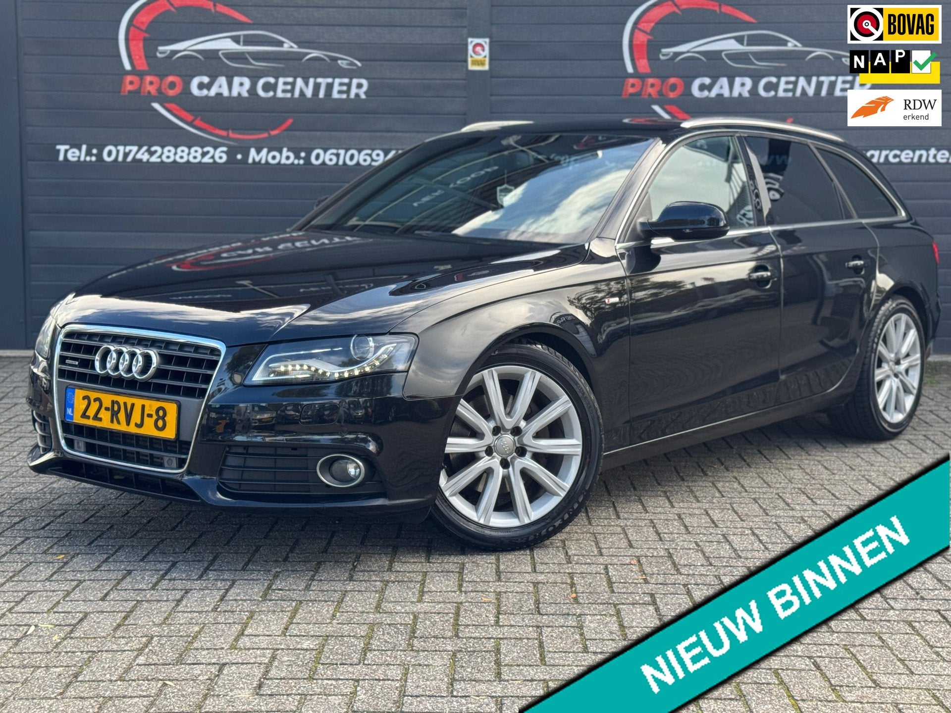 Audi A4 Avant 2.0 TFSI quattro Pro Line S Aut | Climate | Cr, Auto's, Euro 5, Gebruikt, Zwart, 1984 cc