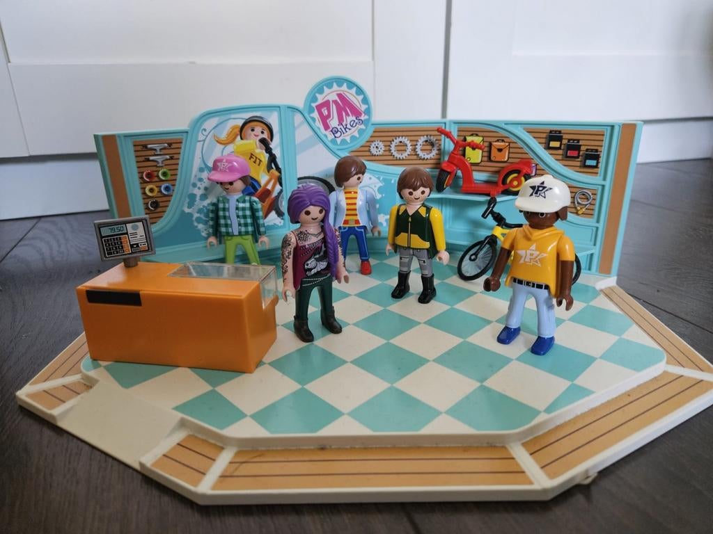 Playmobil fietsenwinkel, Ophalen of Verzenden