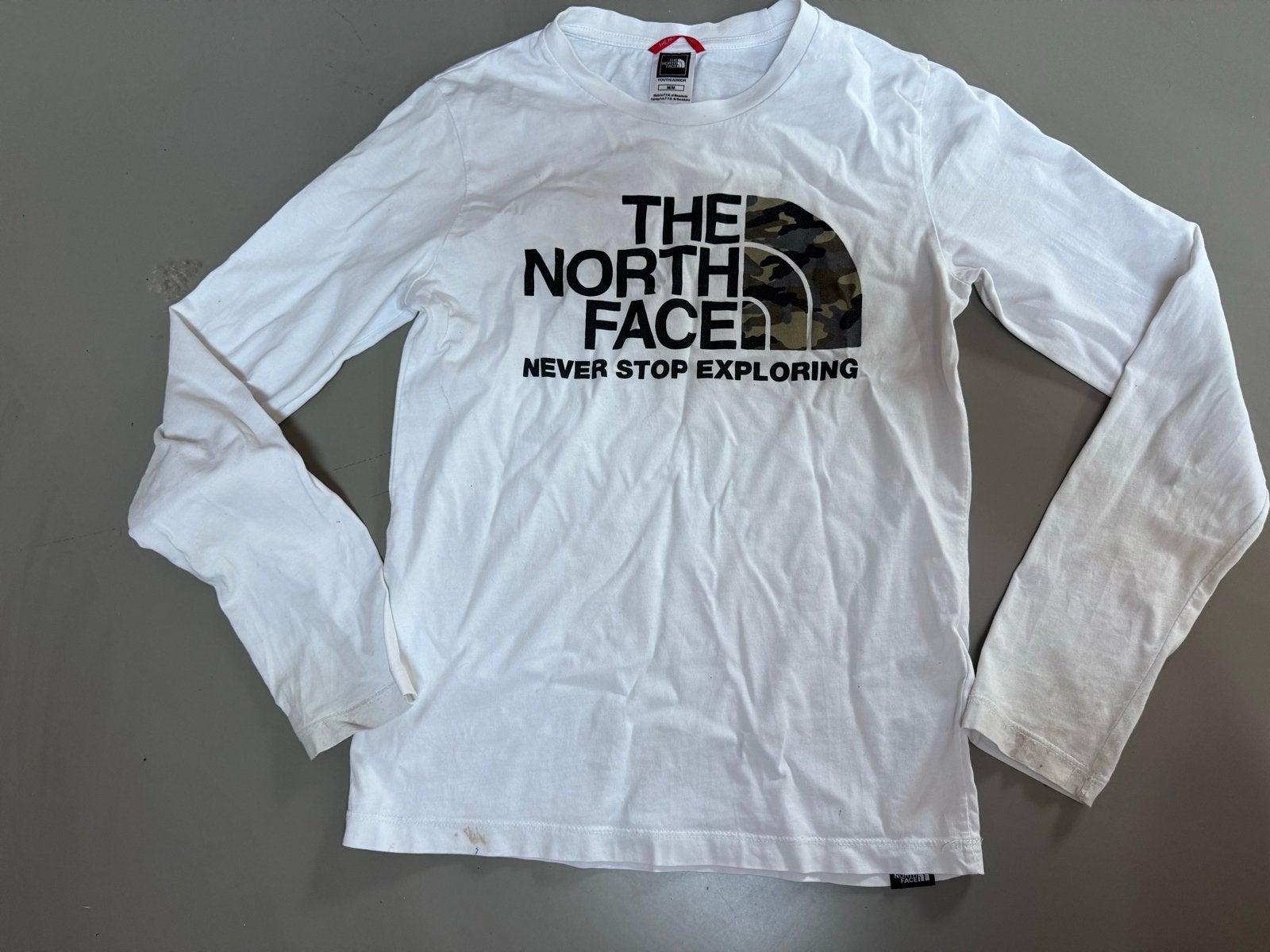 The North Face T-shirt lange mouwen Youth/Junior M/M, Ophalen of Verzenden, Gebruikt, Jongen of Meisje