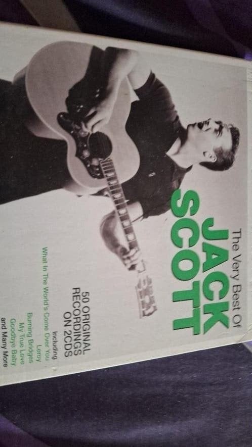 Jack Scott - The Very Best Of 50 Original Recordings op 2CDs, Rock, Ophalen of Verzenden, Zo goed als nieuw, Verzamelalbum