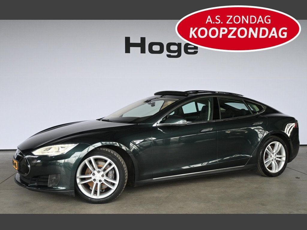 Tesla Model S 60 Base Automaat Clima Panoramadak FREE SUPERC, Auto's, Tesla, Achterwielaandrijving, Gebruikt, Beige, Automatische klimaatregeling