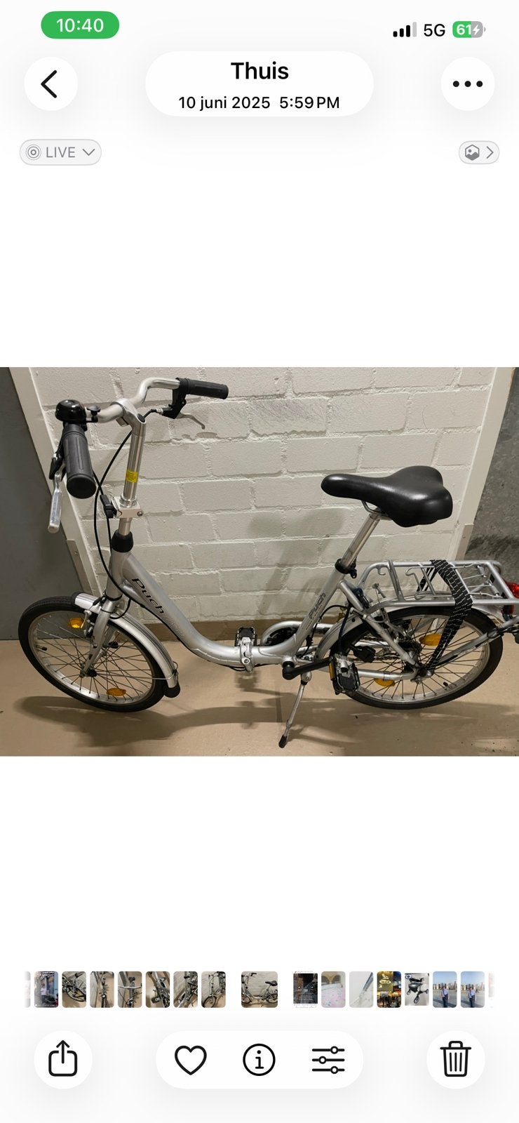 Goed vouwfiets werkt goed, Ophalen of Verzenden, Zo goed als nieuw