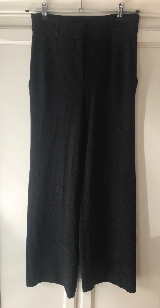Vanilia zwarte broek maat 38 ribstof, Kleding | Dames, Maat 38/40 (M), Vanilia, Zwart, Ophalen of Verzenden