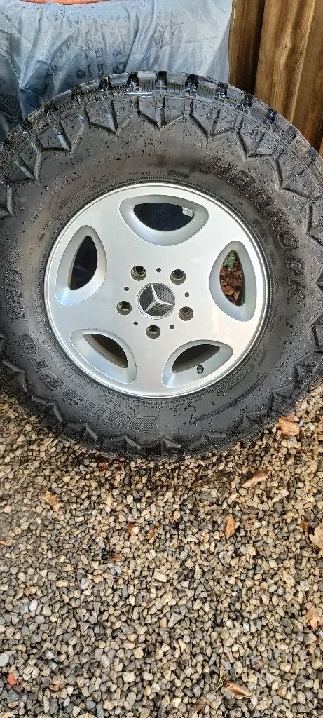 Velgen + banden voor Mercedes W463 G Klasse, Auto-onderdelen, Banden en Velgen, Ophalen, Gebruikt, 16 inch, 265 mm