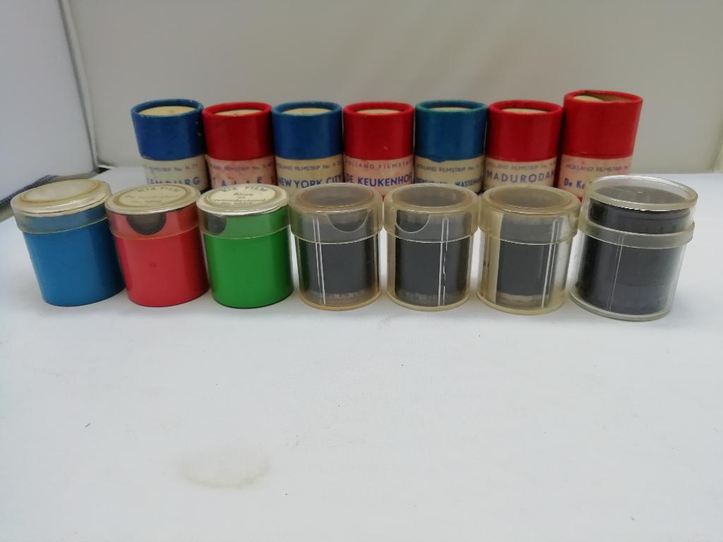 Kleine verzameling filmstrips voor de toverlantaarn, Ophalen of Verzenden, 35mm film
