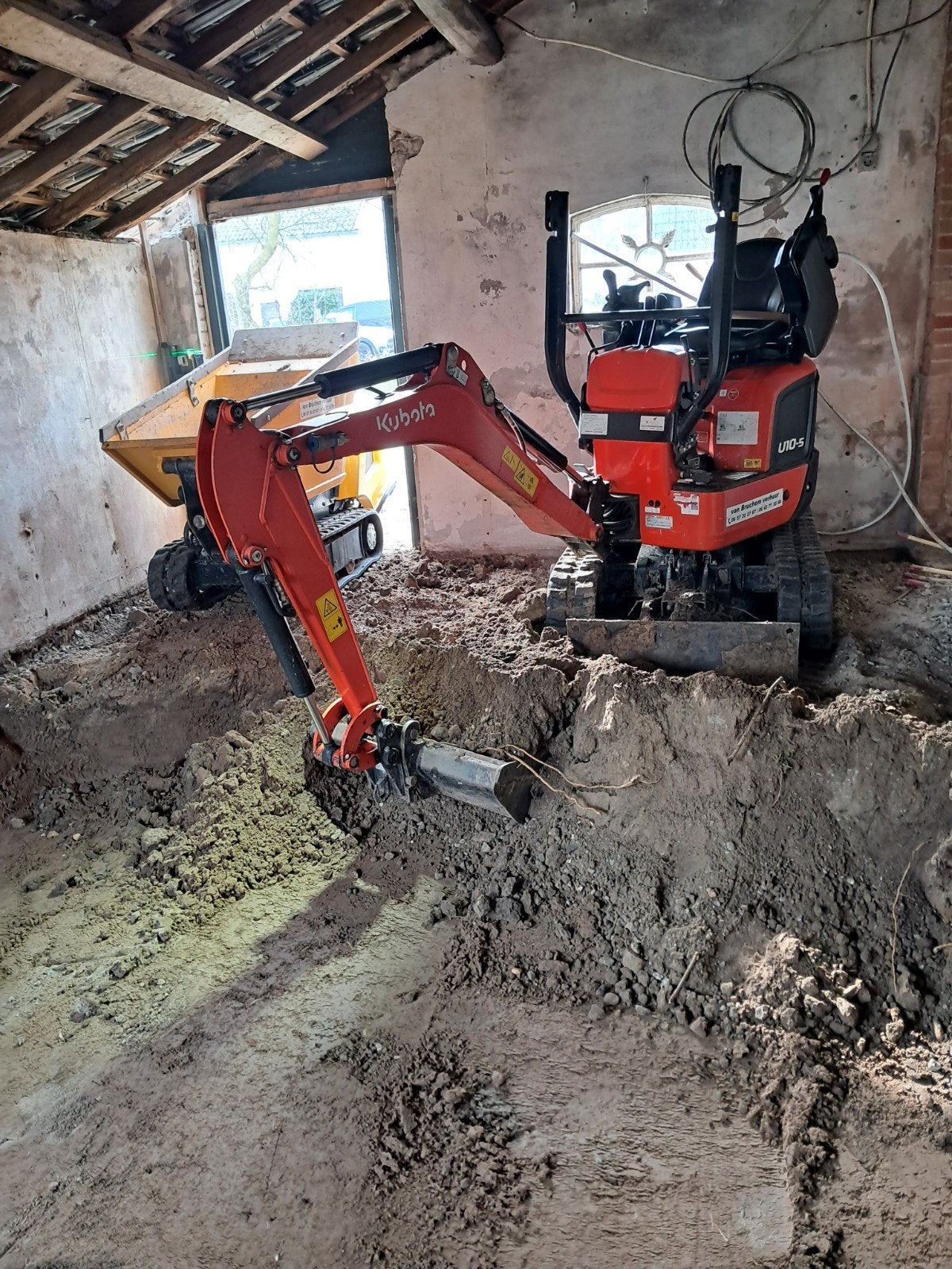 Graafwerk  grondverzet, Ophalen, Nieuw