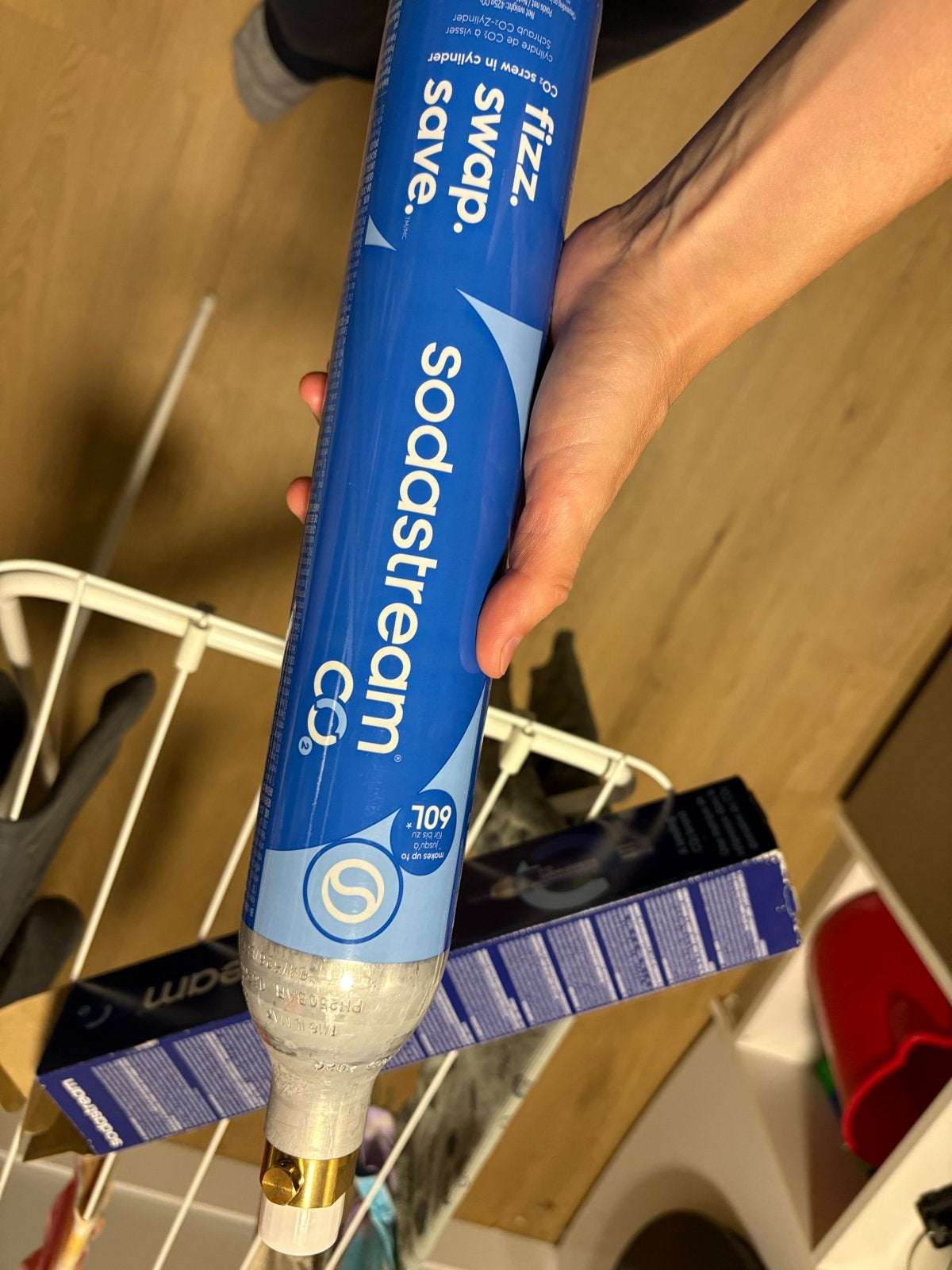 Sodastream CO2 cilinder 60L - Nieuw in doos, Ophalen, Nieuw