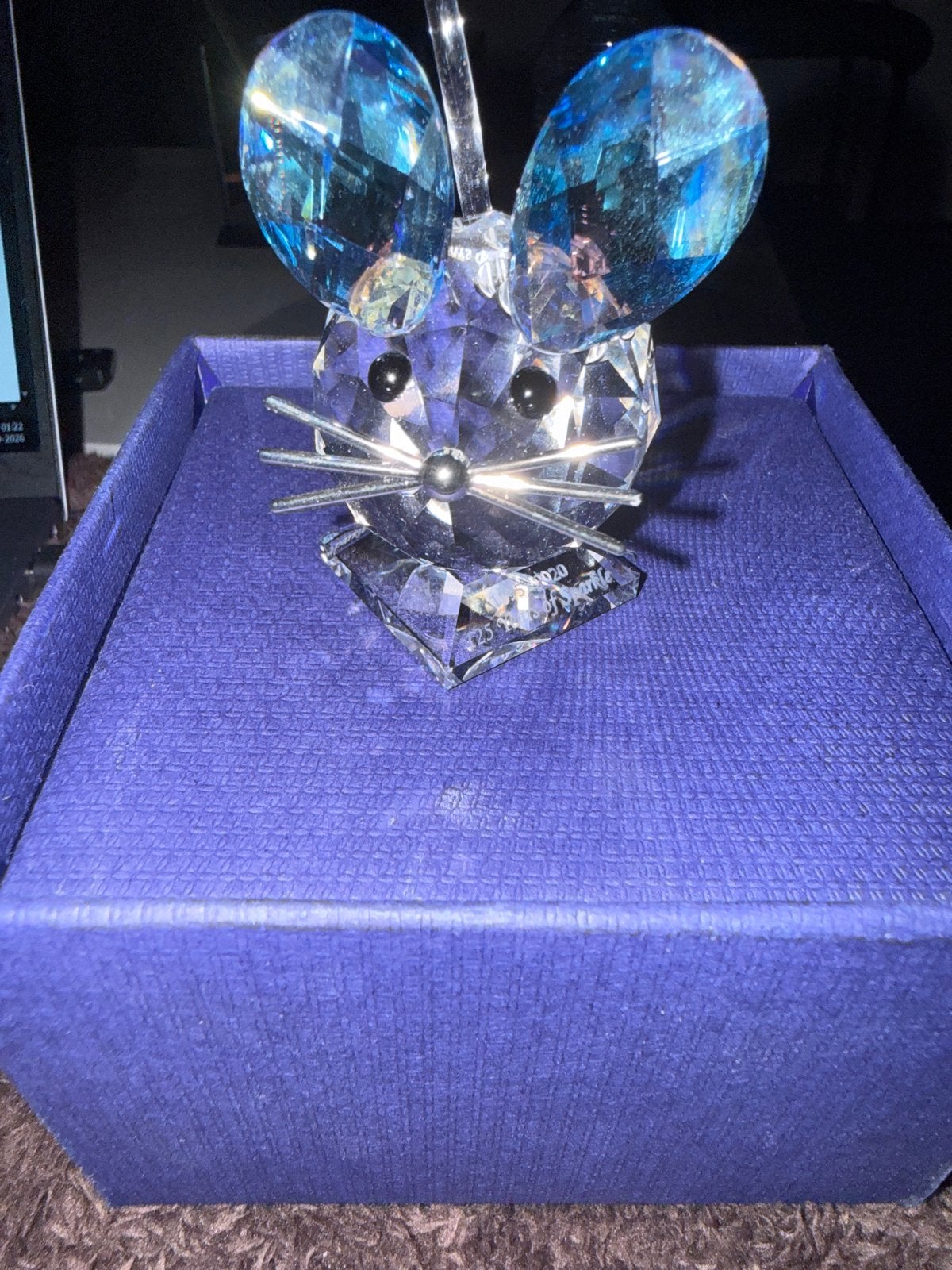 Swarovski Kristallen Muisje - Jaarlijkse Editie 2020, Verzamelen, Swarovski, Ophalen of Verzenden, Zo goed als nieuw, Figuurtje
