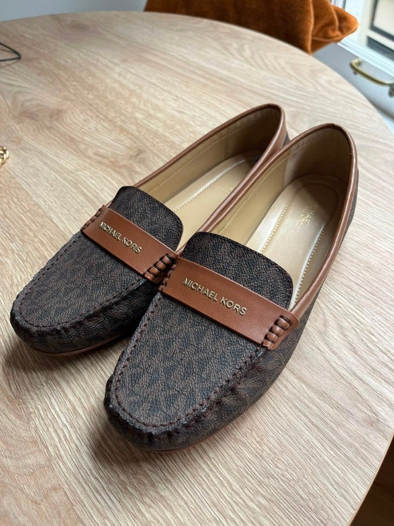 Michael kors Felicia Moccasin, Michael Kors, Bruin, Nieuw, Ballerina's