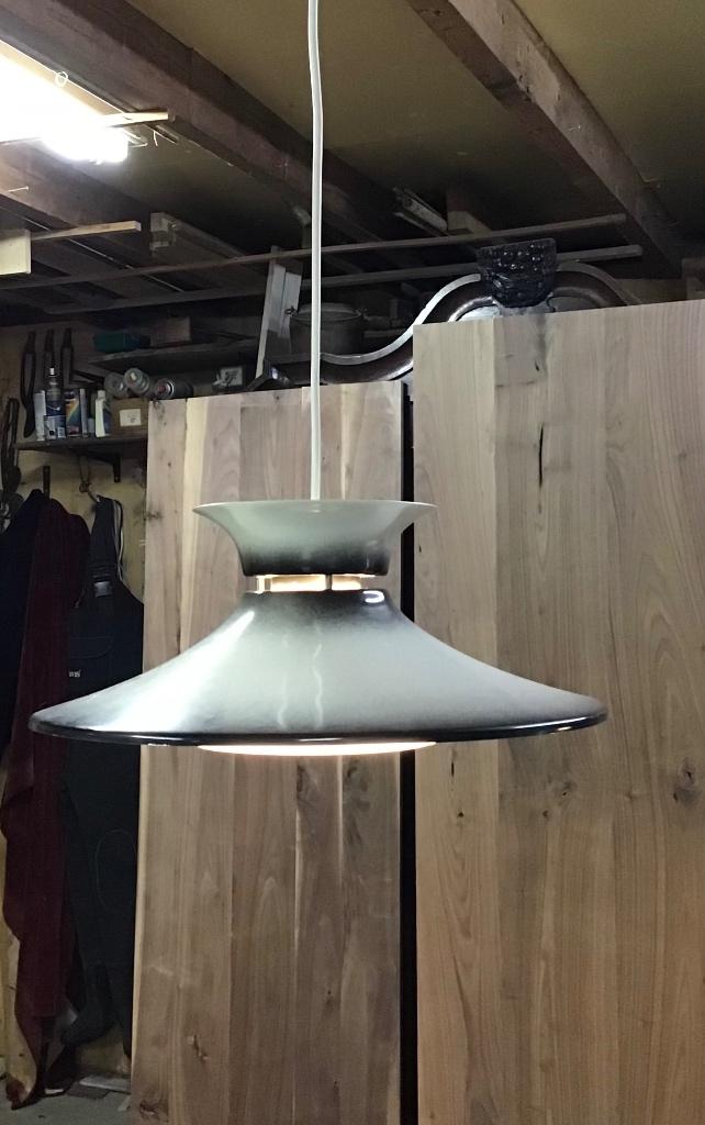 Vintage Deense hanglamp Lyskaer?, Huis en Inrichting, Lampen | Hanglampen, Gebruikt, Ophalen of Verzenden, Deens Scandinavisch design