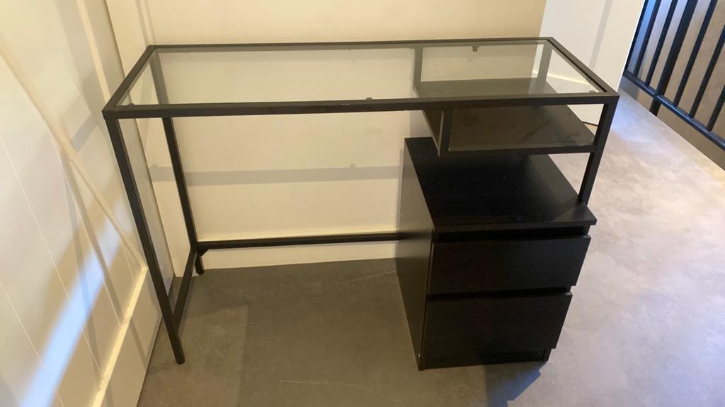 Bureau, Ophalen of Verzenden, Gebruikt, IKEA, Computerbureau