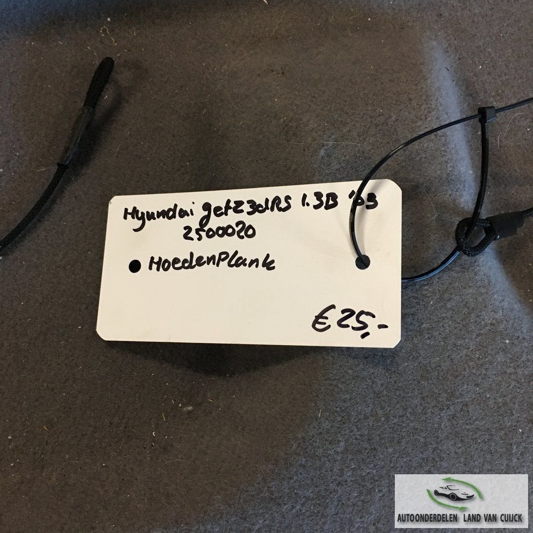 Hyundai Getz 1.3 B 3 drs 2003 Wagennr 2500020 Hoedenplank