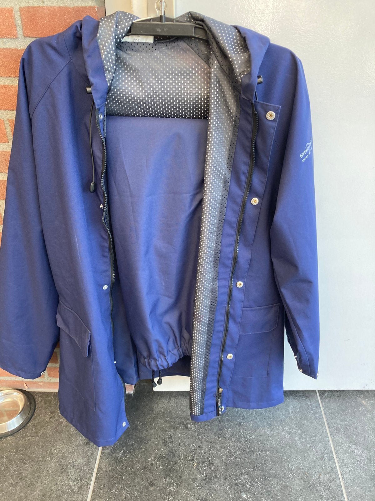 Regenpak jas en broek XL biedend, Ophalen, Zo goed als nieuw