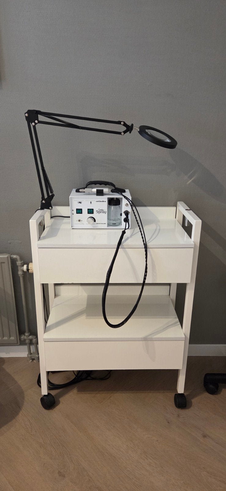 Werktafel met lamp, Ophalen, Gebruikt