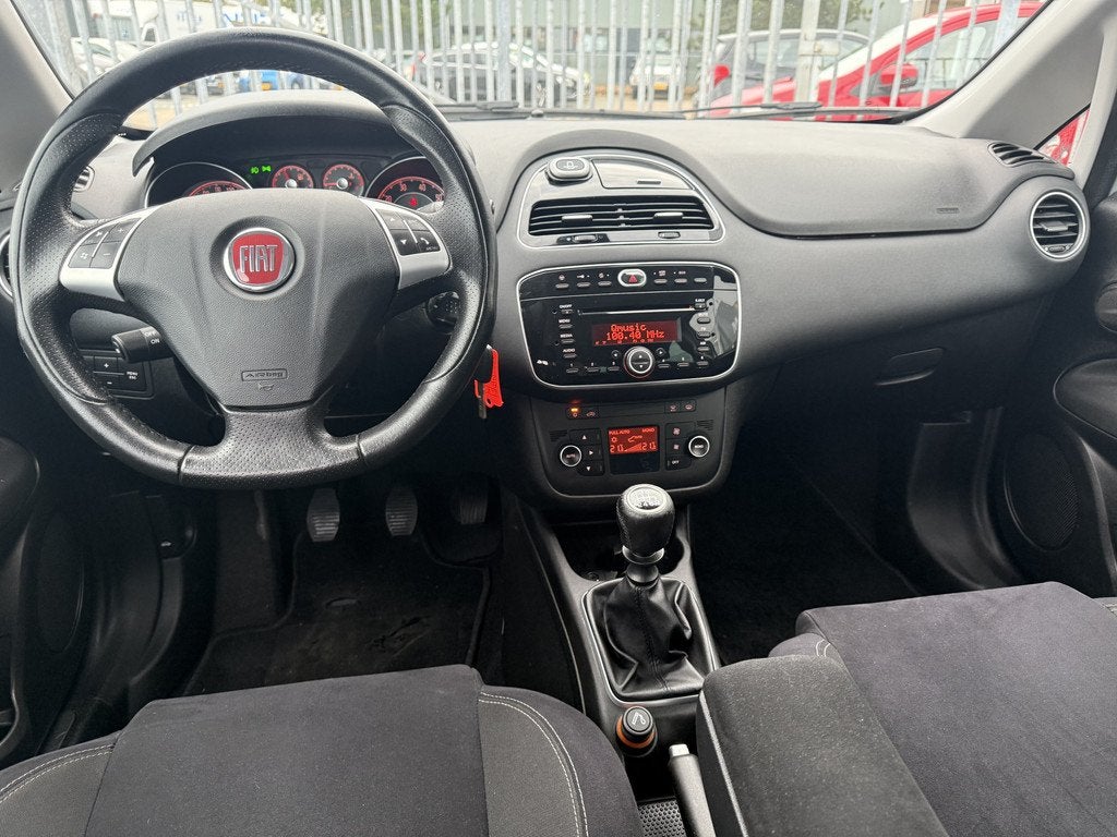 Fiat Punto Evo TwinAir 5-deurs Sport Climate contr, Sport in, Euro 5, 86 pk, Gebruikt, Zwart