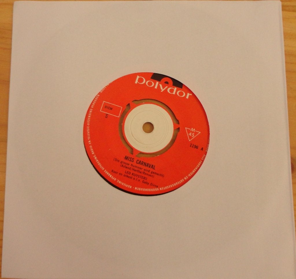 Leo Kuysters > Miss Carnaval, Ophalen of Verzenden, Gebruikt, 7 inch, Nederlandstalig