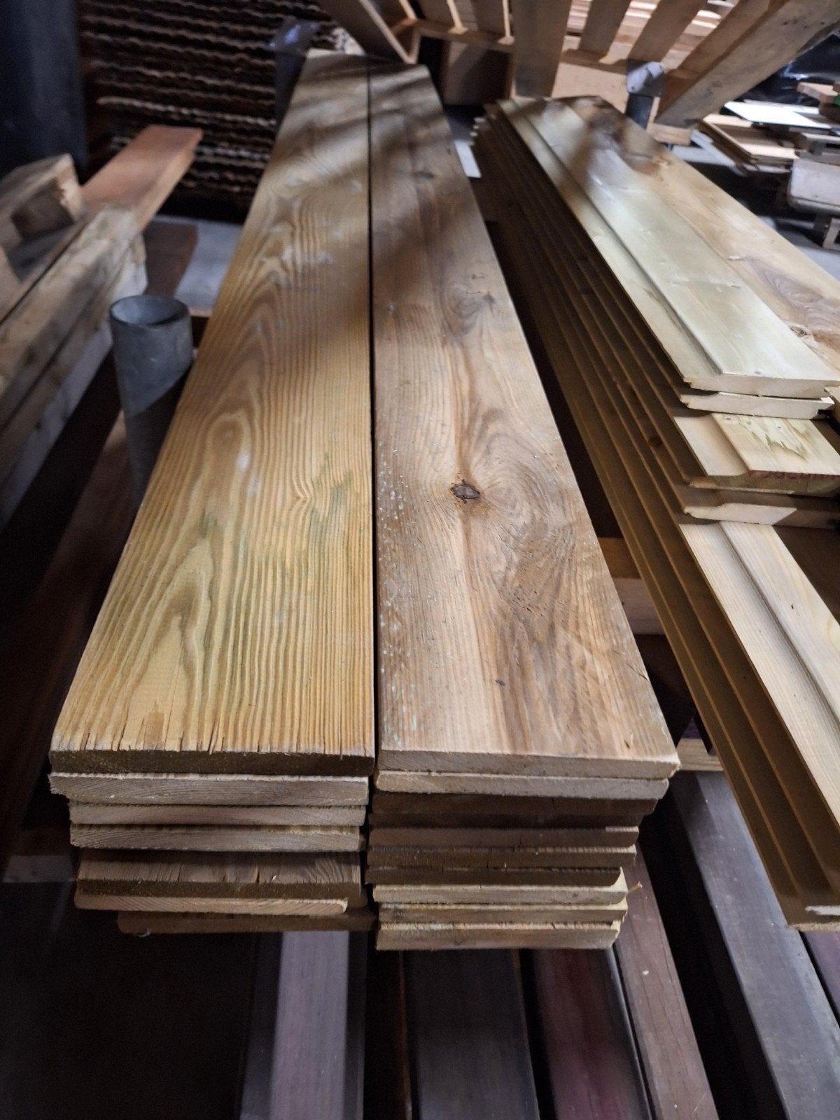 Schutting planken grenen 135x16 mm, Ophalen, 1 tot 2 meter, Minder dan 3 meter, Nieuw