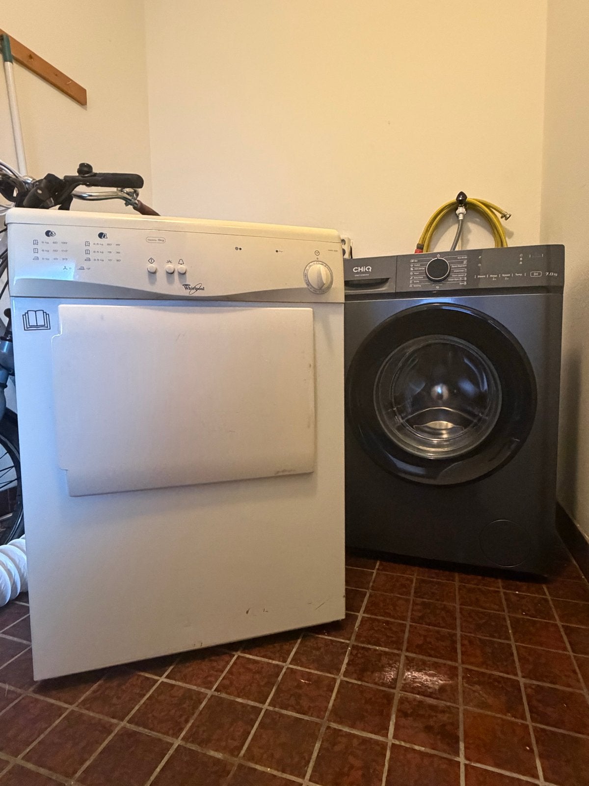 Wasdroger en wasmachine te koop - Zo goed als nieuw, Witgoed en Apparatuur, Ophalen of Verzenden, Zo goed als nieuw, Voorlader